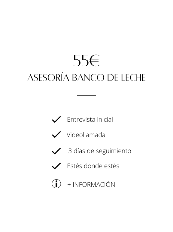 Asesoría banco de leche