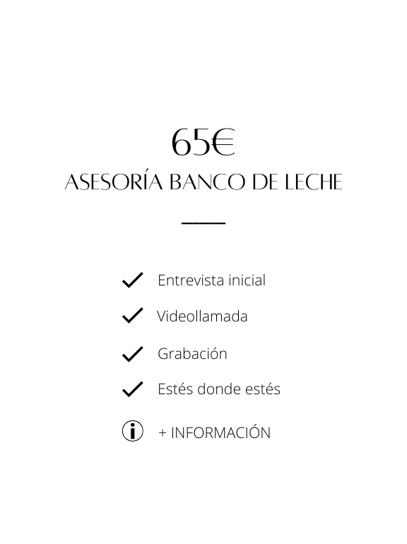 Asesoría banco de leche