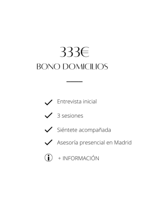 Bono 3 sesiones a domicilio