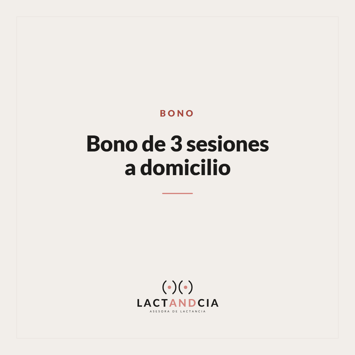 Bono de 3 sesiones a domicilio